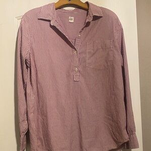 GAP Purple Striped Blouse